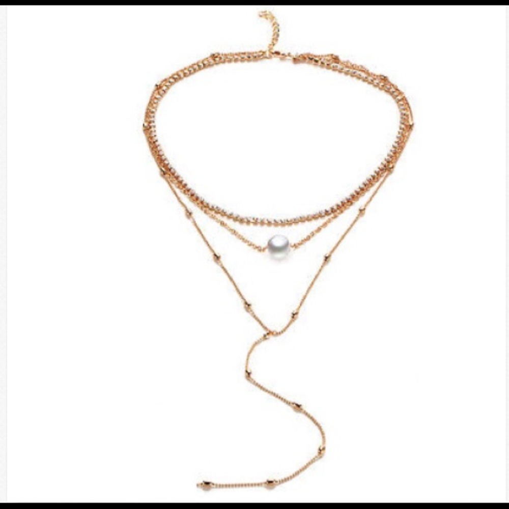 ❤️gorgeous multilayer statement necklace - Picture 7 of 8